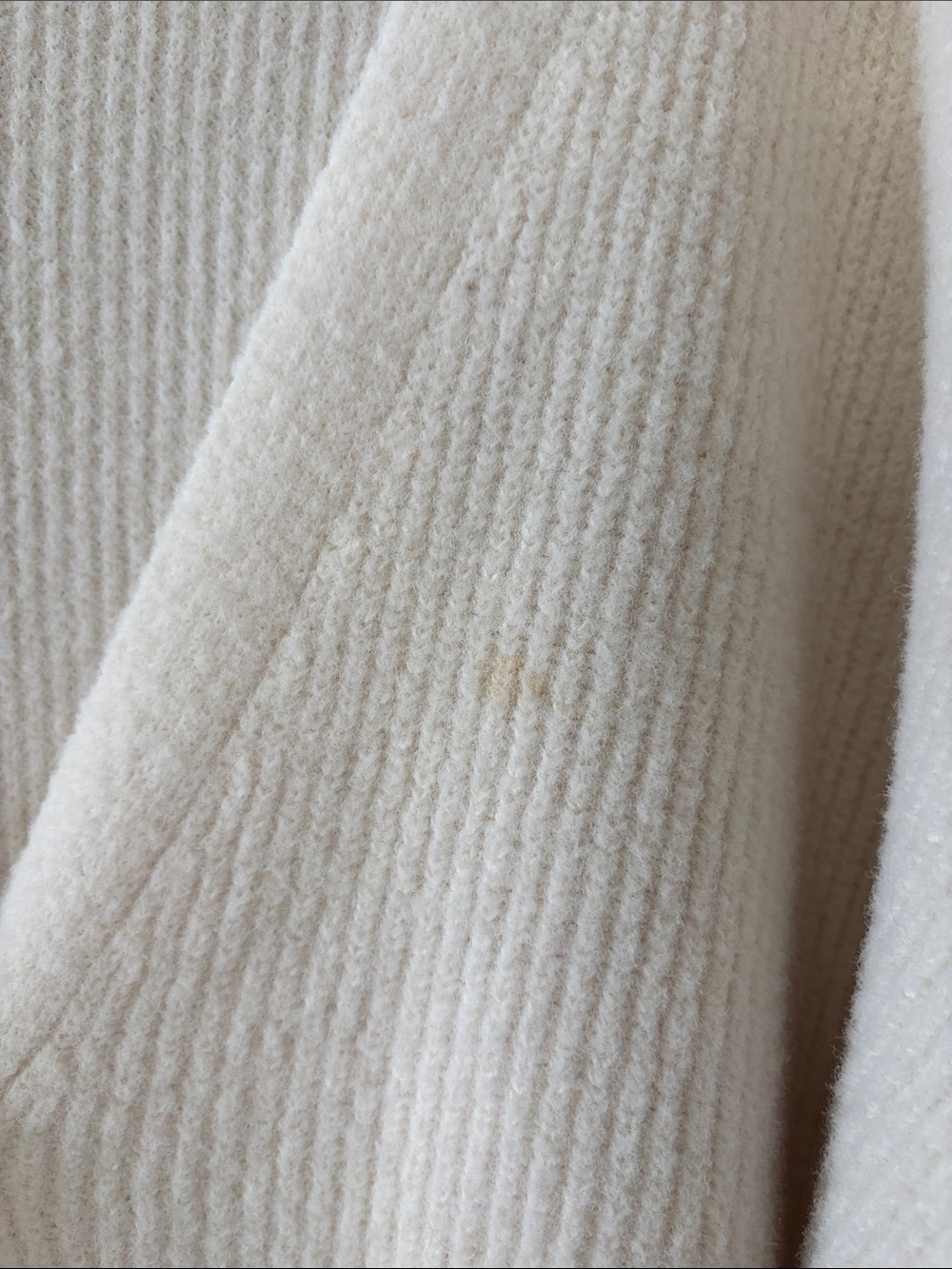AE Cozy Cream Oversized Button-Front V-Neck Sweater Cardigan - Picture 8 of 16
